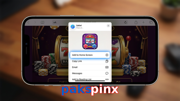 Game list for Pakspinx ios section